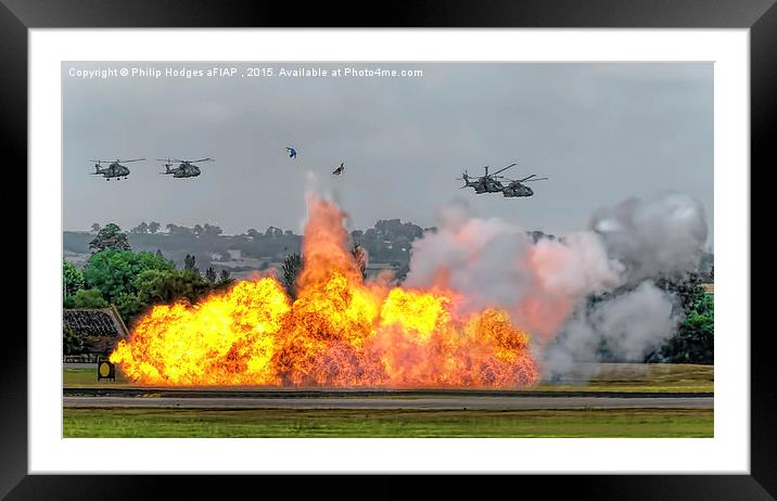 Yeovilton Airshow Commando Assault 2015 (2)  Framed Mounted Print by Philip Hodges aFIAP ,
