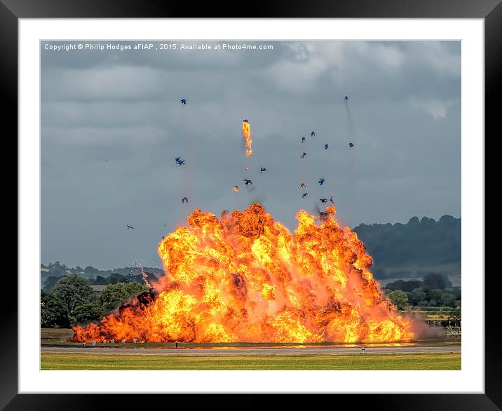 Yeovilton Airshow Commando Assault 2015 (4)   Framed Mounted Print by Philip Hodges aFIAP ,