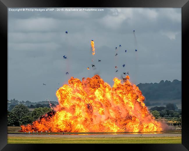 Yeovilton Airshow Commando Assault 2015 (4)   Framed Print by Philip Hodges aFIAP ,