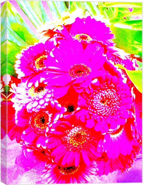 Purple Flower Canvas Print by Tom Martin