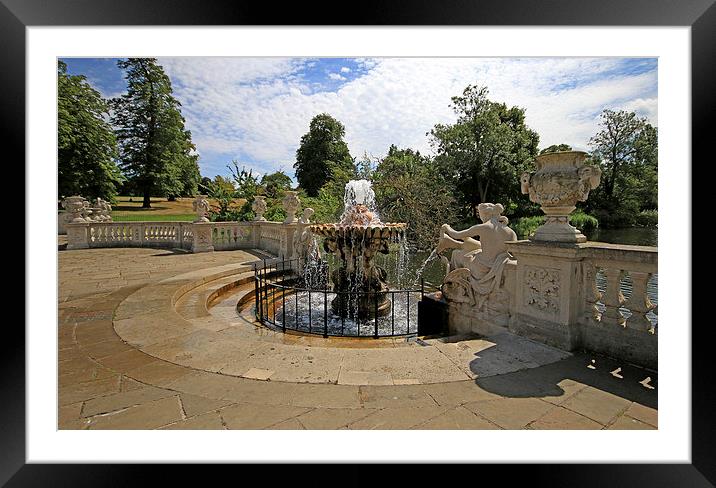  The Fountains & Serpentine Framed Mounted Print by Marie Castagnoli