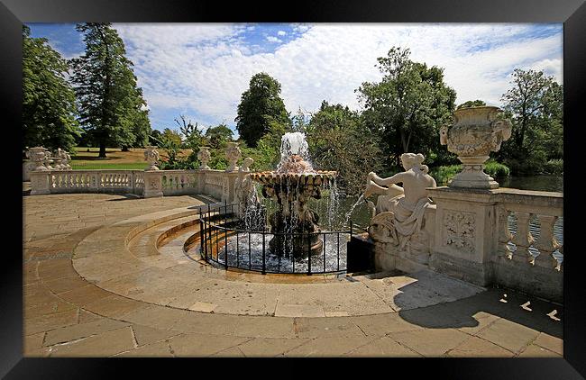  The Fountains & Serpentine Framed Print by Marie Castagnoli