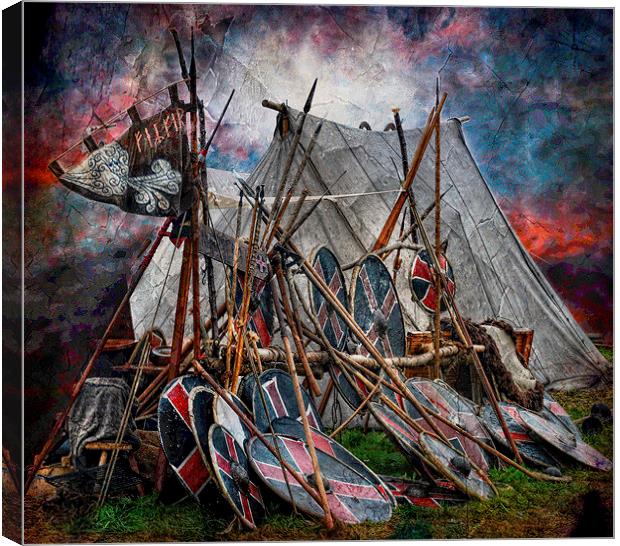  The viking camp Canvas Print by Alan Mattison