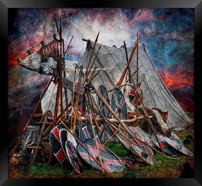  The viking camp Framed Print by Alan Mattison