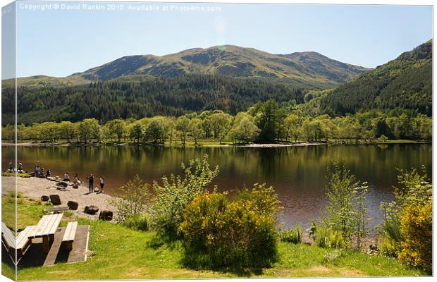    Loch Lubnaig  in the summertime ,  Scotland Canvas Print by Photogold Prints