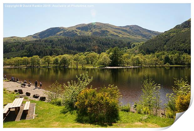    Loch Lubnaig  in the summertime ,  Scotland Print by Photogold Prints