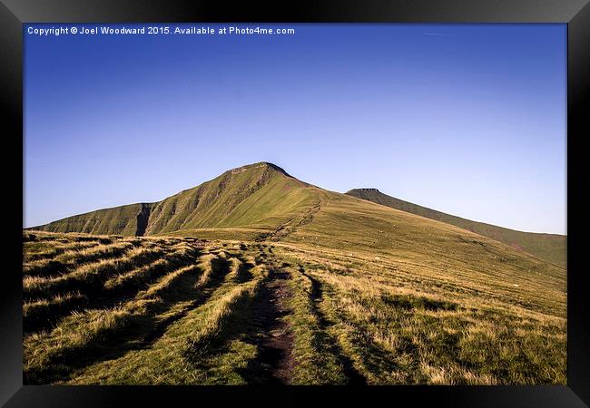   Pen Y Fan & Corn Du Brecon Beacons Framed Print by Joel Woodward