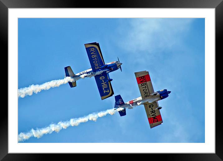 RV8TORS  Framed Mounted Print by Valerie Paterson