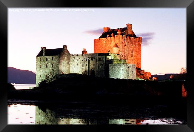  Eilean Donan Castle in the wintertime ,  Scotland Framed Print by Photogold Prints
