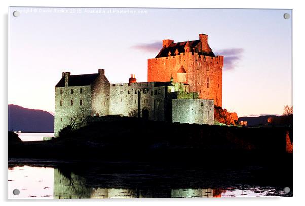  Eilean Donan Castle in the wintertime ,  Scotland Acrylic by Photogold Prints
