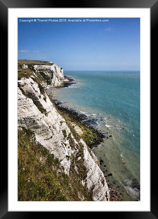  The White cliffs of Dover Framed Mounted Print by Thanet Photos