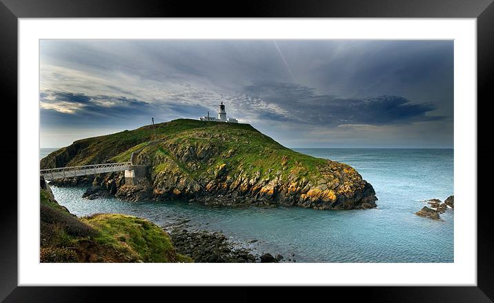 Strumble Head Framed Mounted Print by Mark Robson