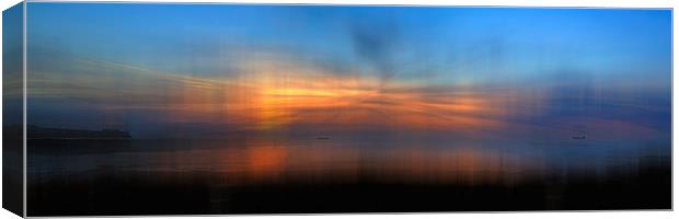  Shore, Scene, Sunset Canvas Print by Robin Marks