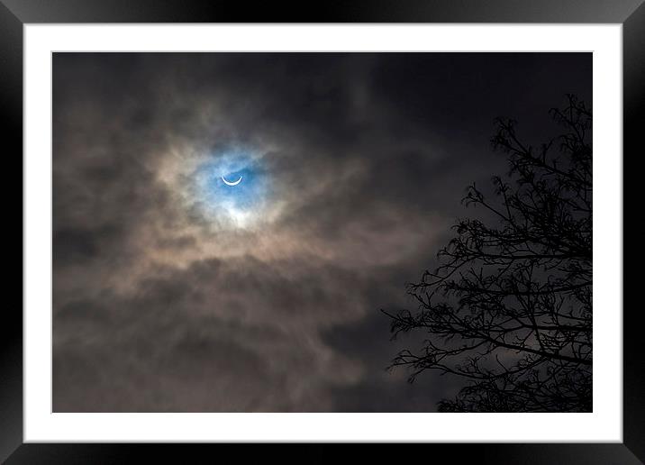  Solar Eclipse Framed Mounted Print by john joyce