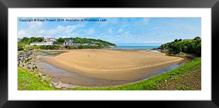  Aberporth Framed Mounted Print by Hazel Powell