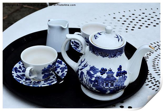  The Willow Pattern Print by Frank Irwin