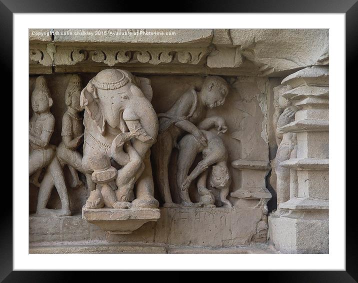  Lakshmana Temple Framed Mounted Print by colin chalkley