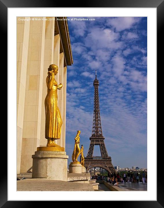  Eiffel Tower Framed Mounted Print by Nick Hirst