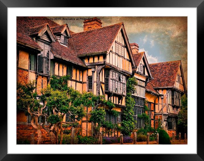  Wick Manor Framed Mounted Print by Jason Williams
