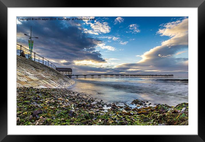  Saltburn Framed Mounted Print by keith sayer