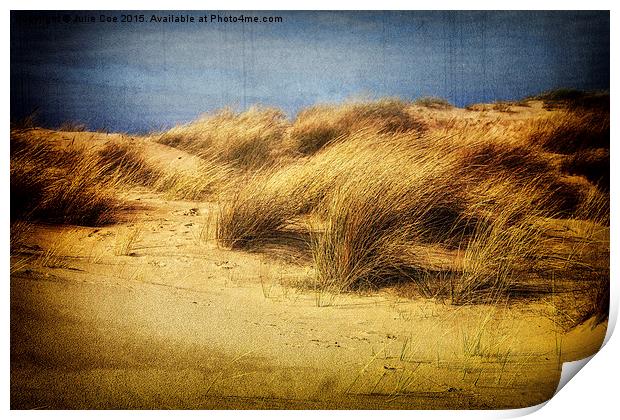 Holkham Dunes 9 Print by Julie Coe