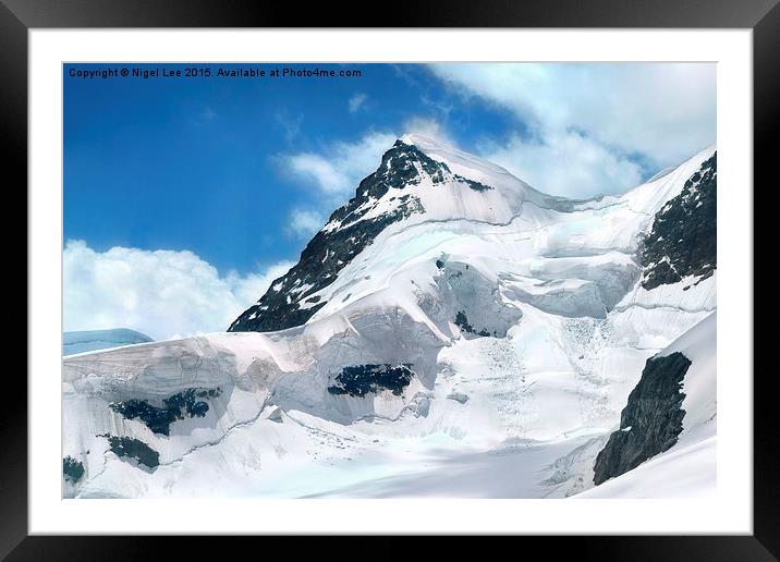  Swiss Alps Framed Mounted Print by Nigel Lee