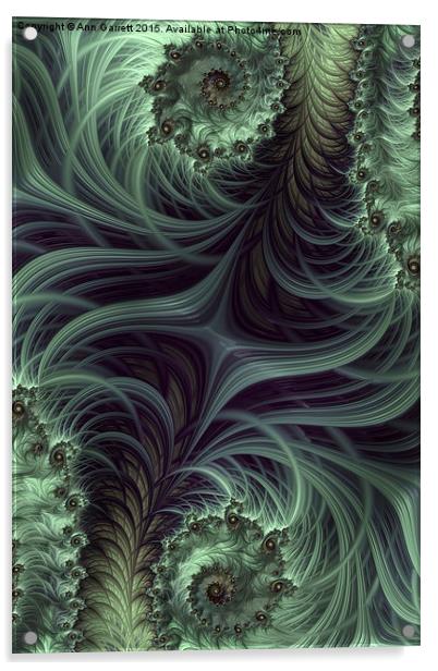 Fractal Rain Forest Acrylic by Ann Garrett