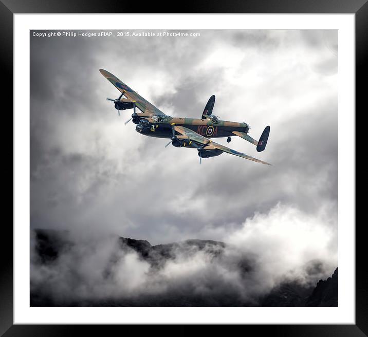 Lancaster in the Mountains  Framed Mounted Print by Philip Hodges aFIAP ,