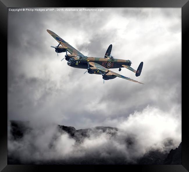 Lancaster in the Mountains  Framed Print by Philip Hodges aFIAP ,