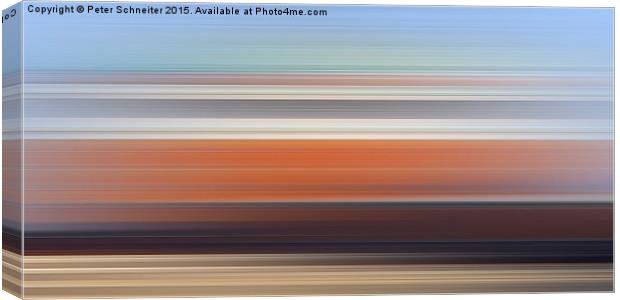  Venice abstract Canvas Print by Peter Schneiter