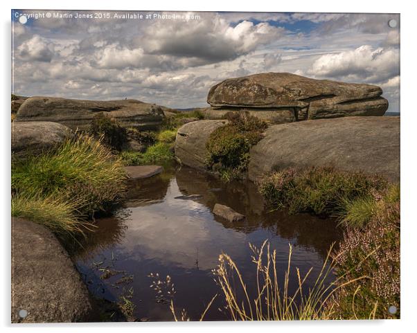  The pools of Stanage Edge Acrylic by K7 Photography