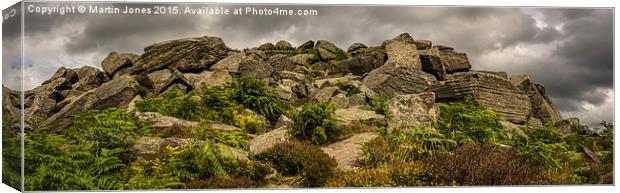  The Gritstone of the Dark Peak Canvas Print by K7 Photography