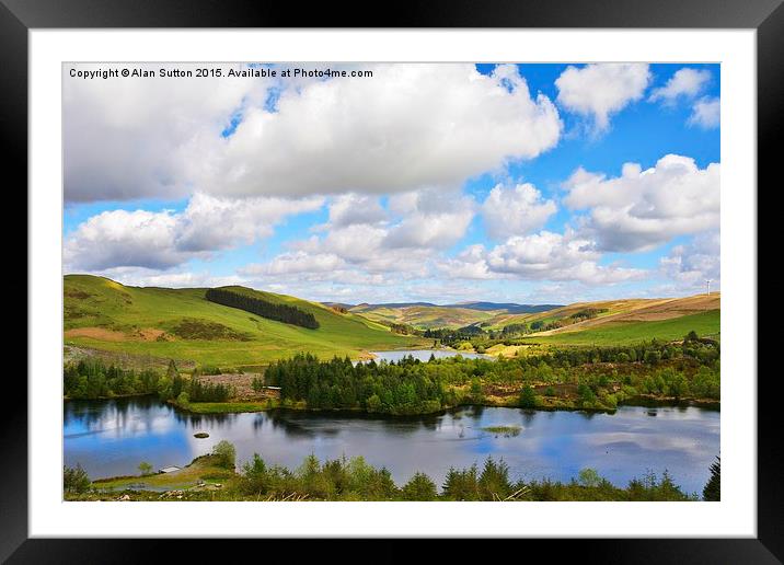  Nant Y Arian  Framed Mounted Print by Alan Sutton