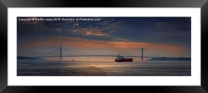  Gateway to New York Framed Mounted Print by K7 Photography