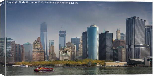  Downtown Manhattan Canvas Print by K7 Photography