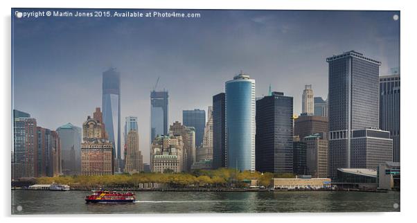  Downtown Manhattan Acrylic by K7 Photography