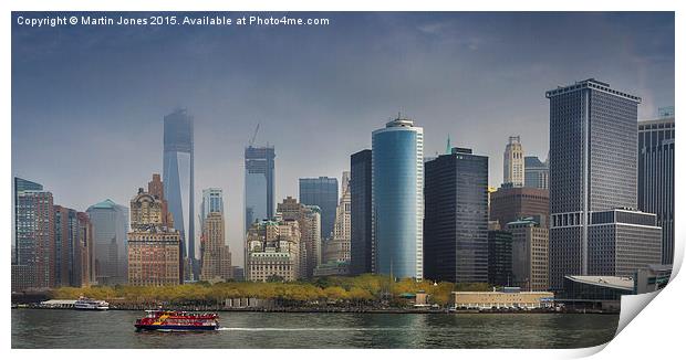  Downtown Manhattan Print by K7 Photography