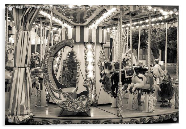 Cascais Carousel Acrylic by Steven Dale