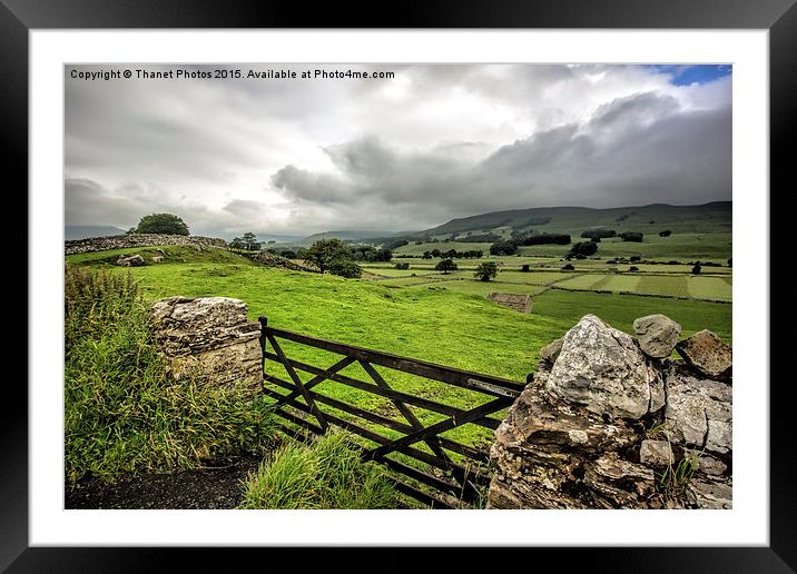  view across the dales Framed Mounted Print by Thanet Photos