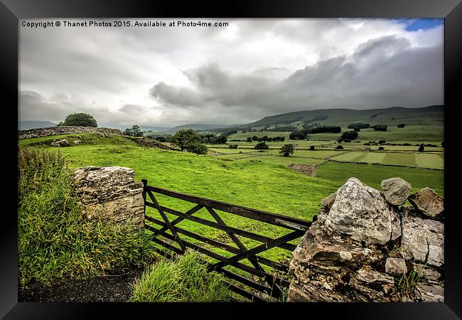  view across the dales Framed Print by Thanet Photos