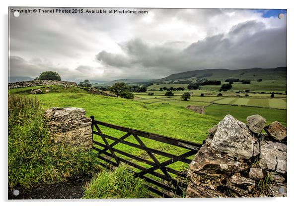  view across the dales Acrylic by Thanet Photos