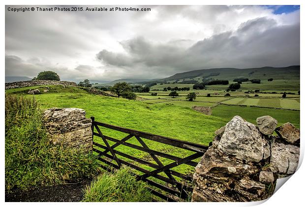 view across the dales Print by Thanet Photos