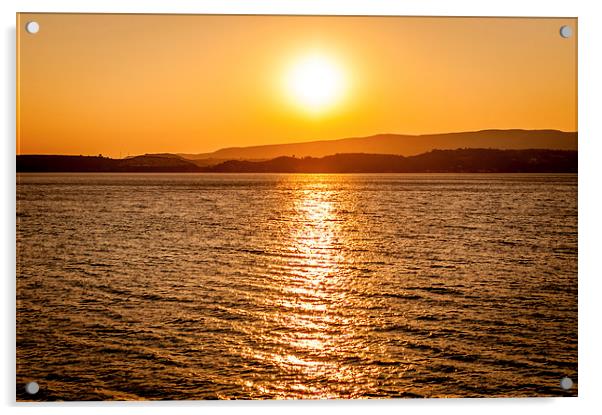 The majestic Paleostafida Bay, Cephalonia Acrylic by Naylor's Photography