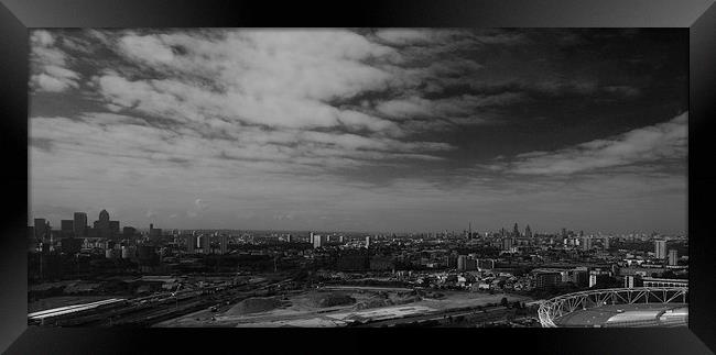 London  Skyline Framed Print by David French