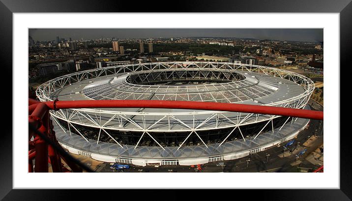 Olympic Stadium Framed Mounted Print by David French