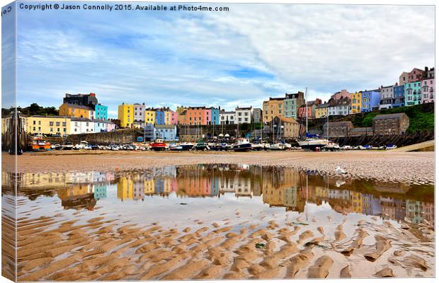  Tenby, Pembrokeshire Canvas Print by Jason Connolly