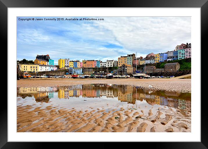  Tenby, Pembrokeshire Framed Mounted Print by Jason Connolly