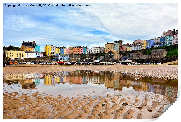  Tenby, Pembrokeshire Print by Jason Connolly