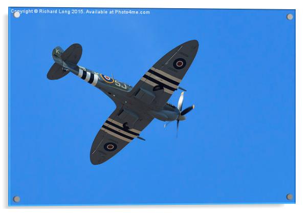  The Spitfire Acrylic by Richard Long