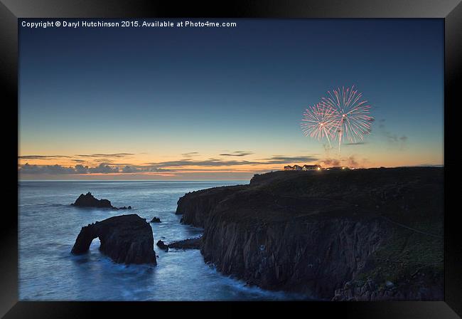 Lighting up the sky Framed Print by Daryl Peter Hutchinson